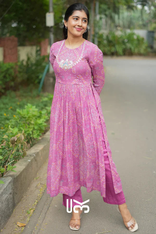 Kurta Set in Pink
