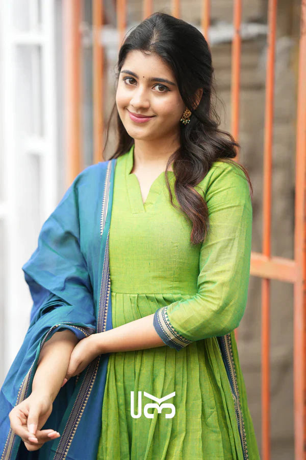 Punaam Kurta Set in Green