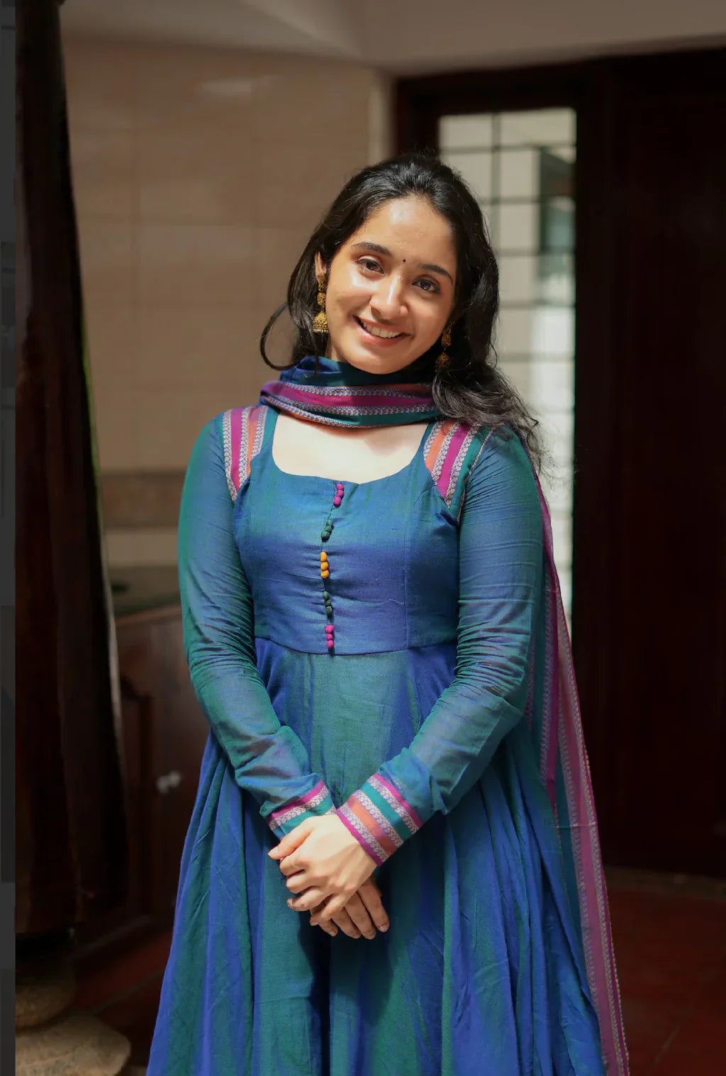 Myna-Blue kurta set