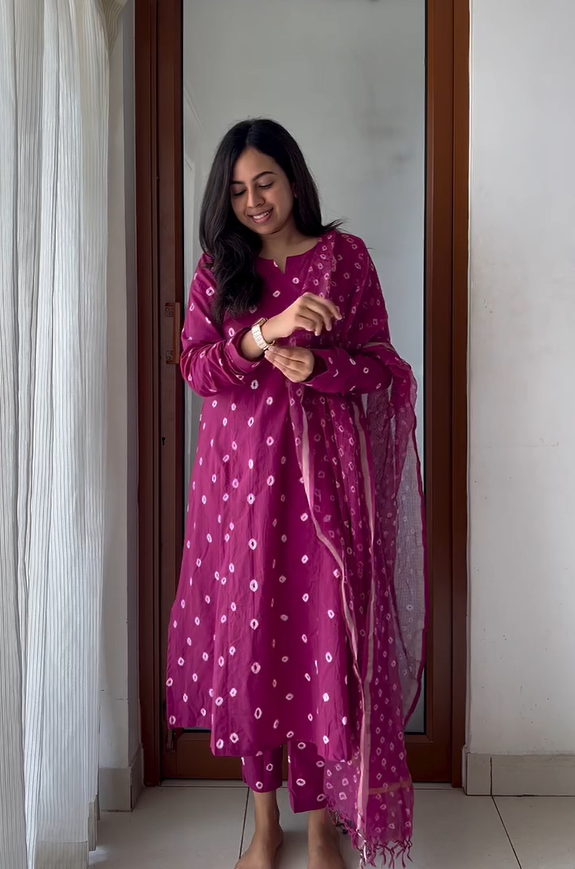Pink Kurta Set