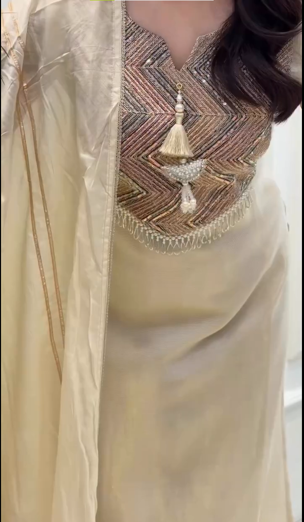 Tissue silk premium suit set