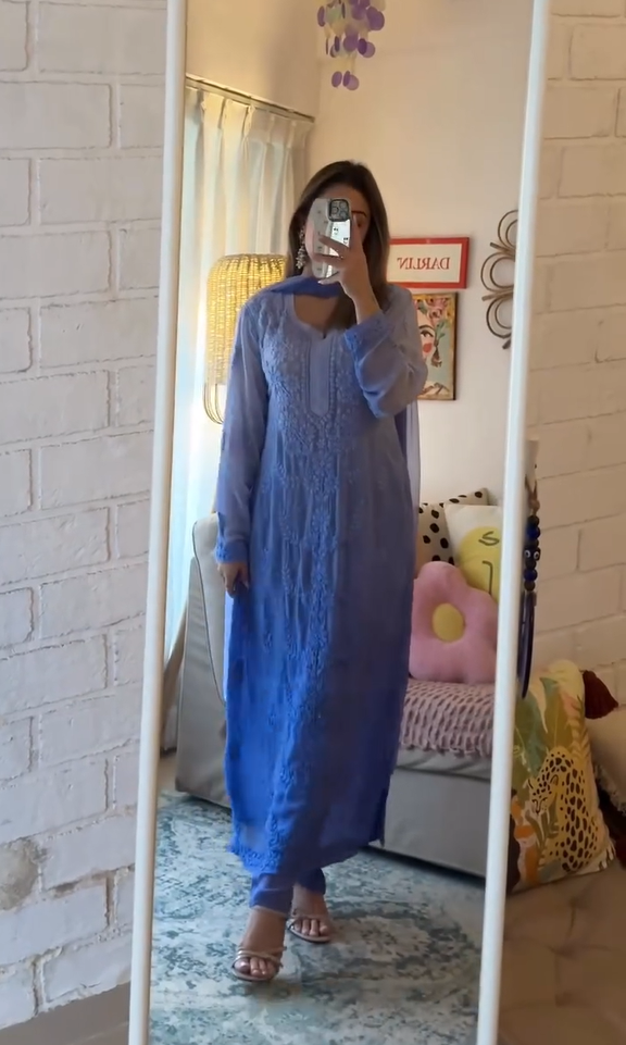 Latest Style Chikankari Kurti set for Women