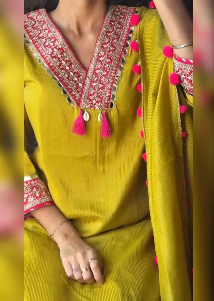Kurti Set With Dupatta