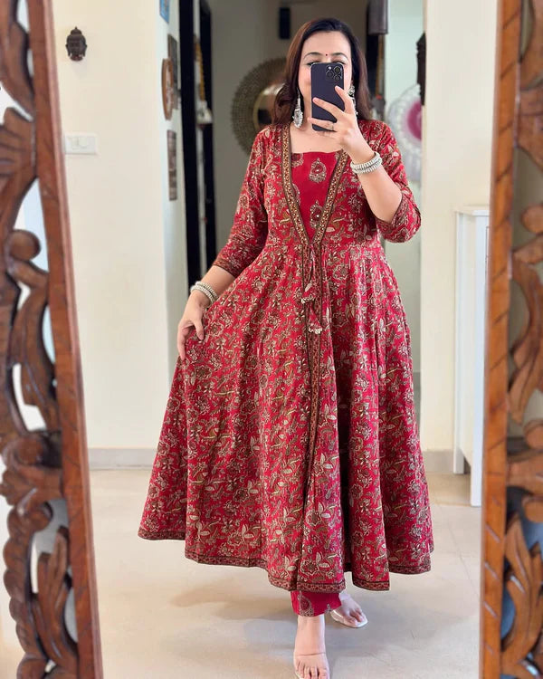 pastel cotton suit set