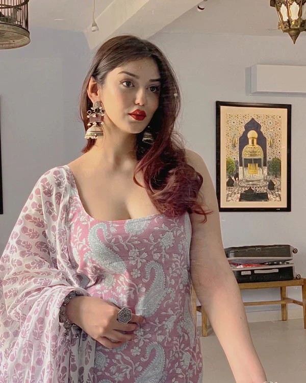 VAIDEHI COTTON SUIT SET